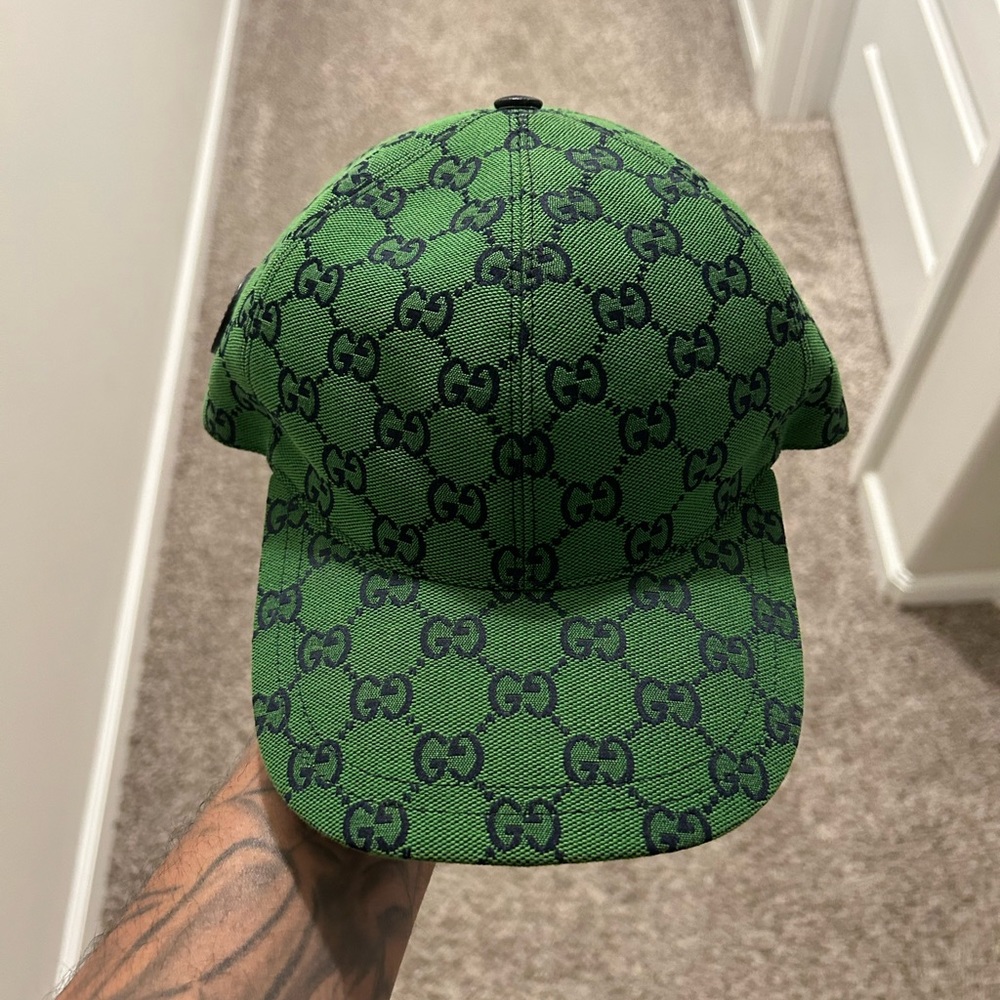 Original GG canvas baseball hat with Web